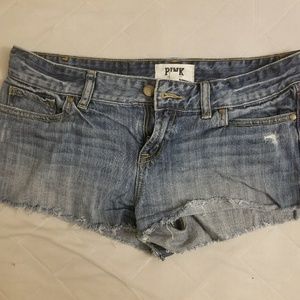 VS PINK Cut Off Jean Shorts
